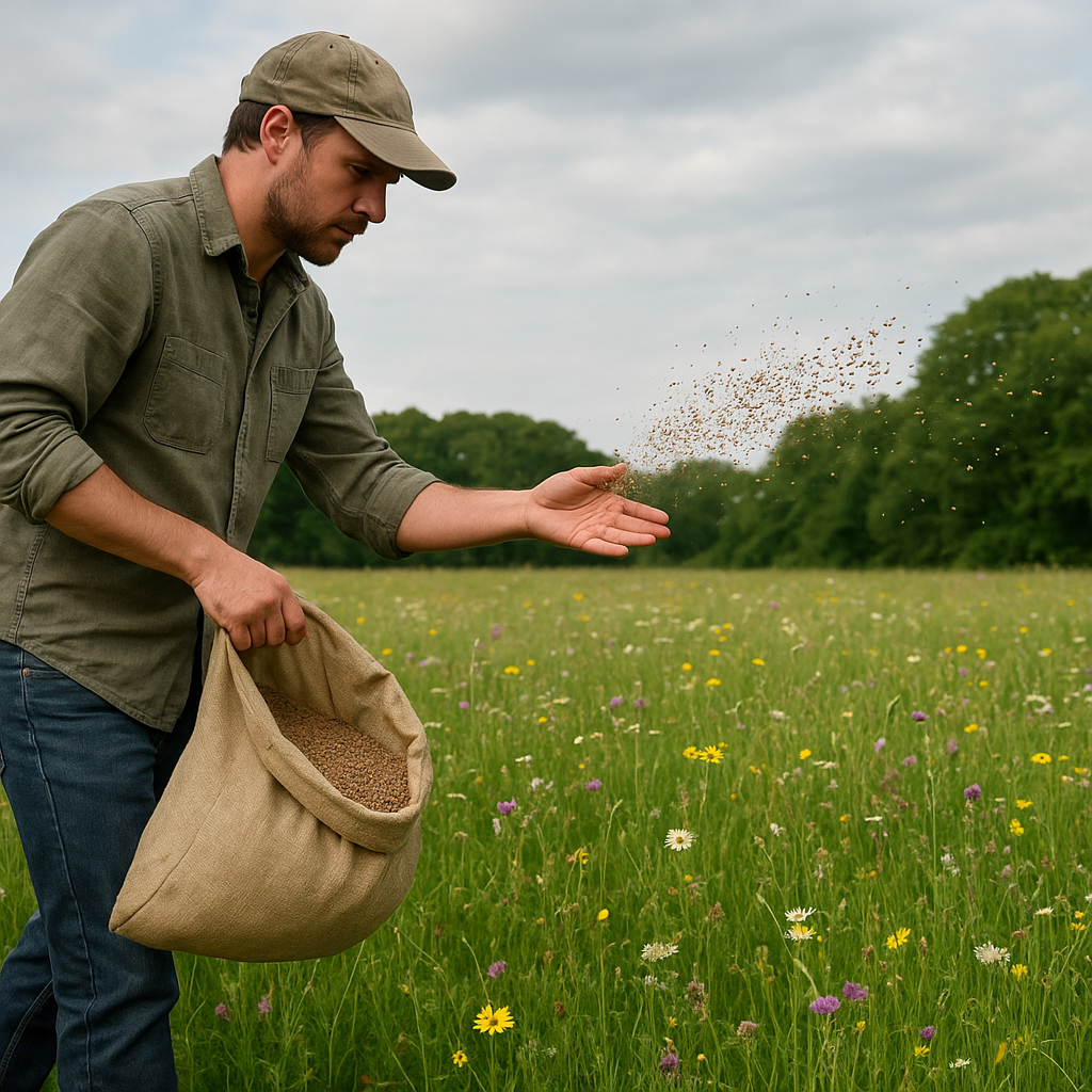 Jak siać mieszanki łąkowe dla dzikiej przyrody