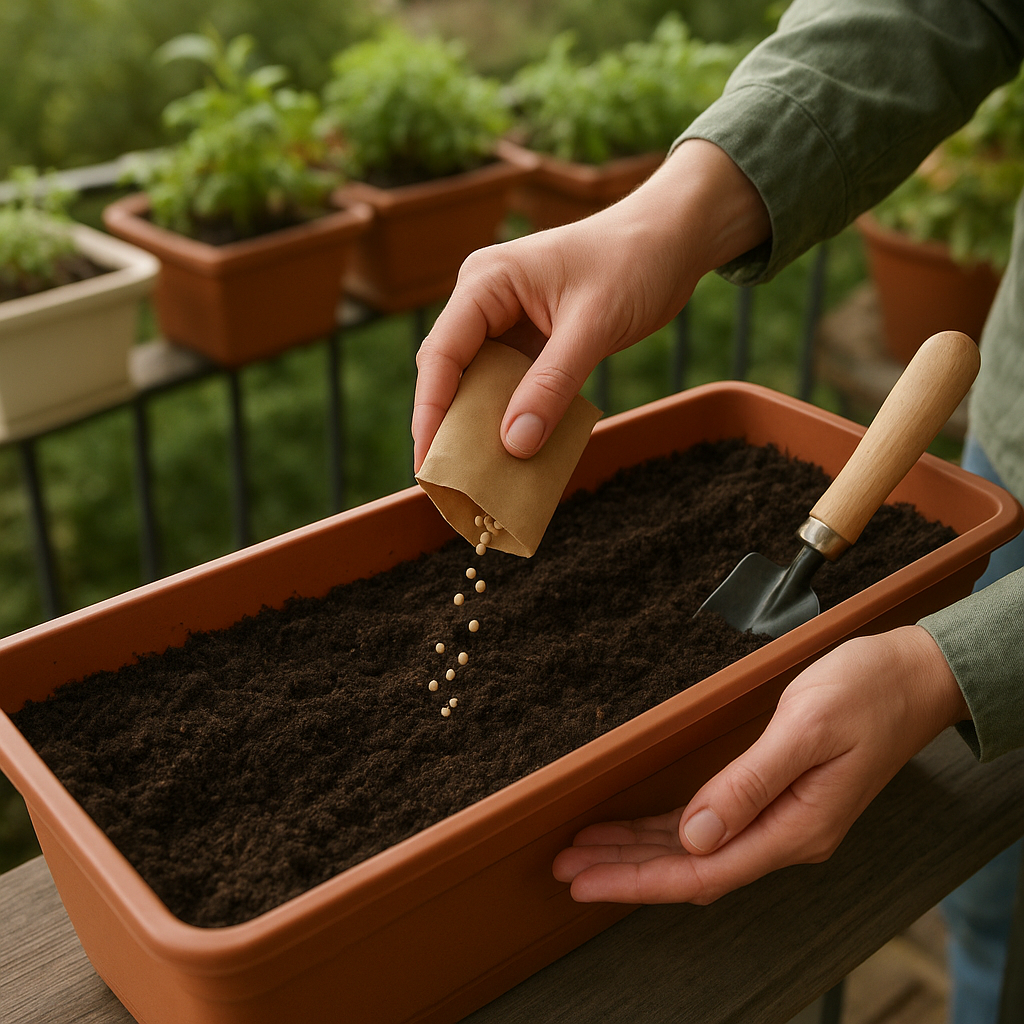 Siew w skrzynkach balkonowych – poradnik dla początkujących