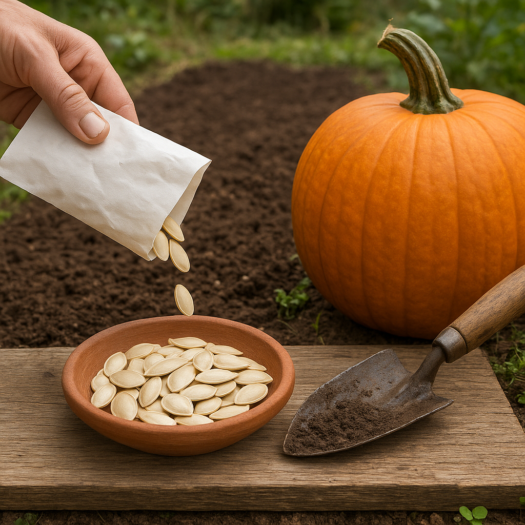 Siew dyni olbrzymiej – przygotowanie nasion i stanowiska