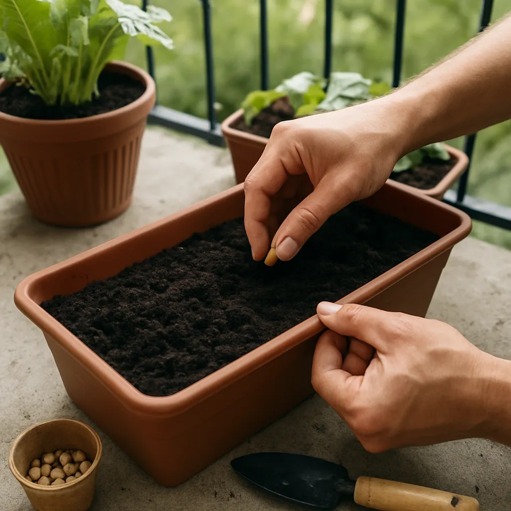 Jak siać warzywa w donicach balkonowych