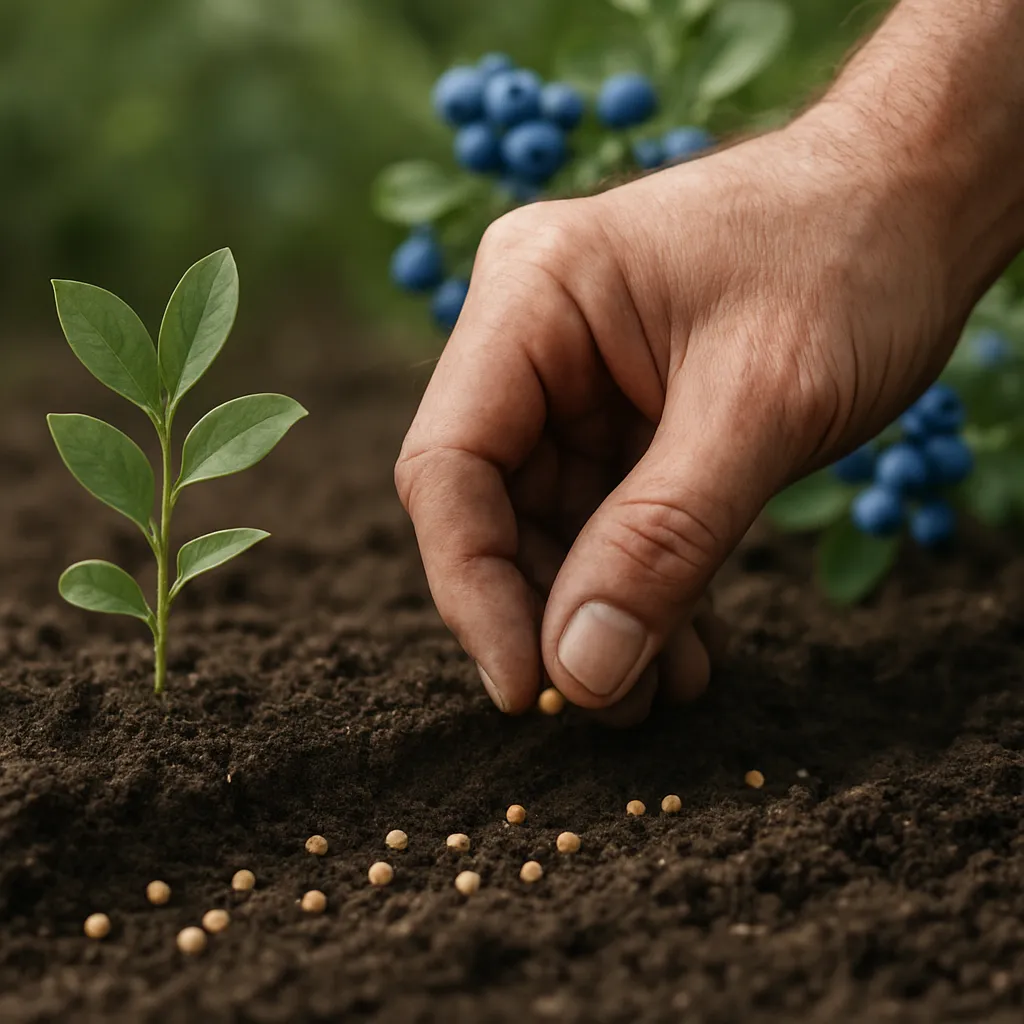 Siew borówki amerykańskiej