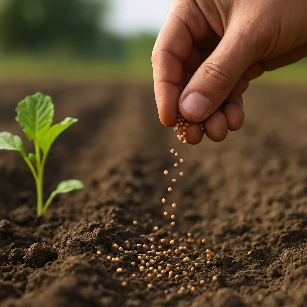 Siew gorczycy białej