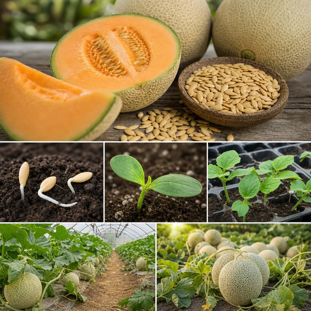 Melon kantalupa nasiona