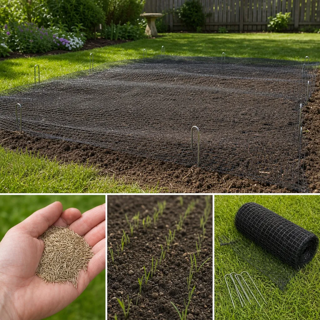 Jak chronić nasiona trawy przed ptakami